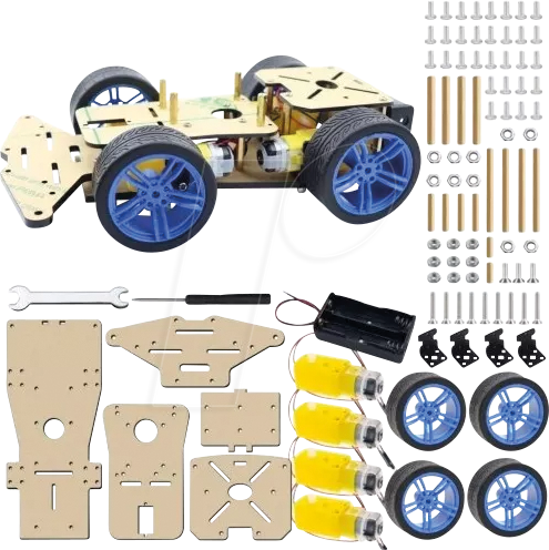 3272496312517 - CAR ADA143 - Roboterset Autochassis für Raspberry Pi und Arduino