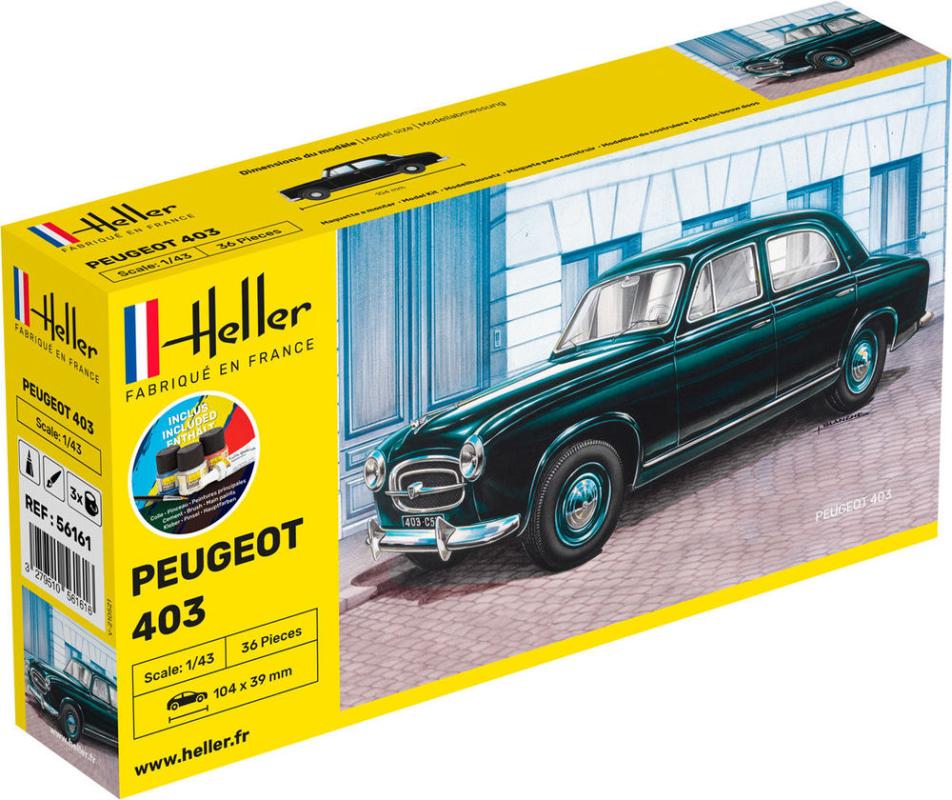 3279510561616 - 56161 - STARTER KIT Peugeot 403 (39 pieces) in 143 3279510561616 - 56161 - STARTER KIT Peugeot 403 (39 pieces) in 143