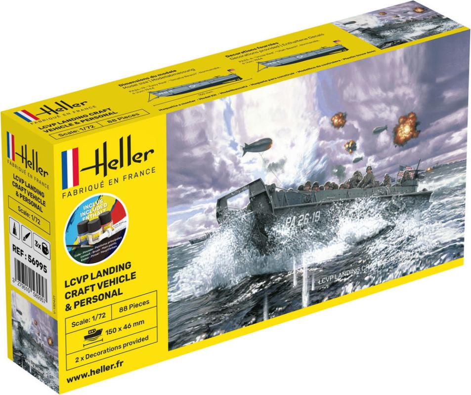 3279510569957 - 56995 - STARTER KIT LCVP Landungsboot + Figures in 172 3279510569957 - 56995 - STARTER KIT LCVP Landungsboot + Figures in 172