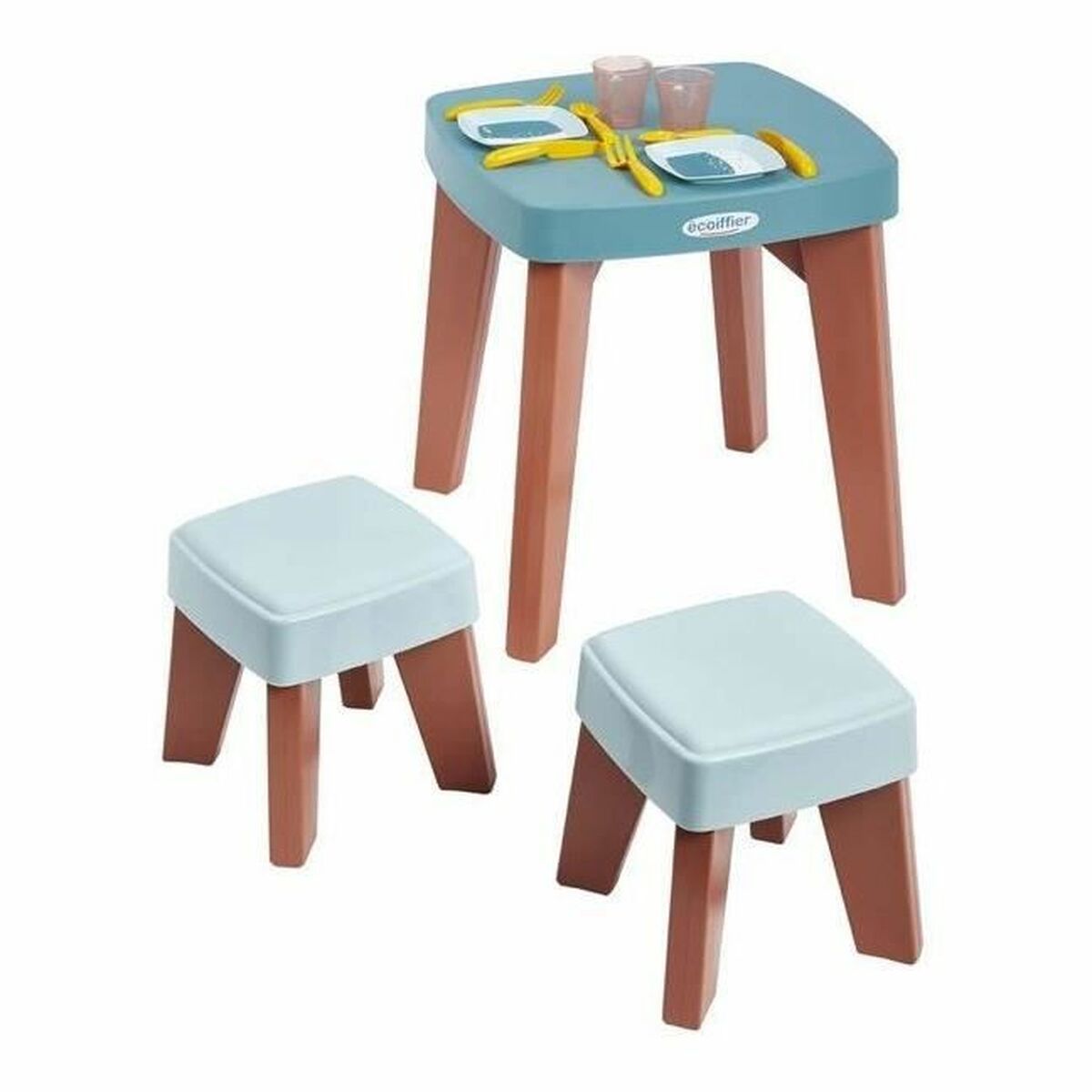 3280250016878 - Tisch mit 2 Stühlen Kunststoff Bunt (13 Stücke) 3280250016878 - Tisch mit 2 Stühlen Kunststoff Bunt (13 Stücke)