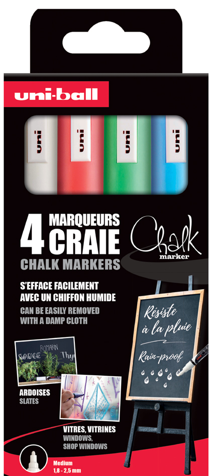 3296280046785 - Kreidemarker Chalk marker PWE5M 4 PF 4er Etui