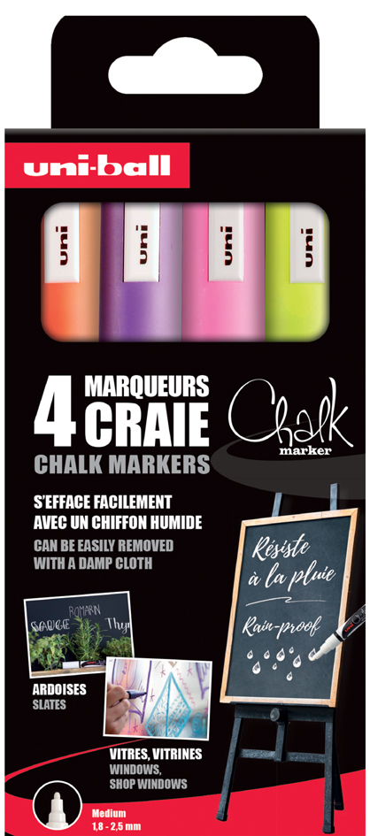 3296280046792 - Kreidemarker Chalk marker PWE5M 4 PF 4er Etui