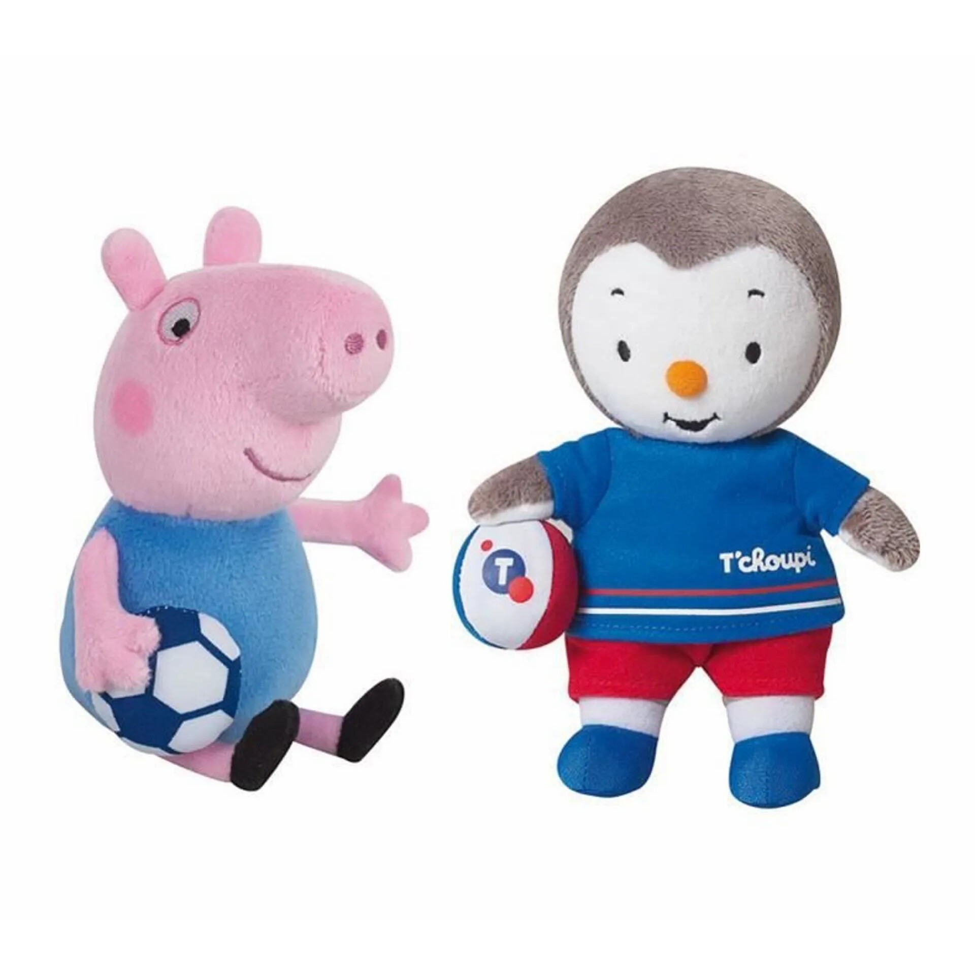 3298060230322 - Georges Plüschtiere Tchoupi & Peppa Pig (x2)