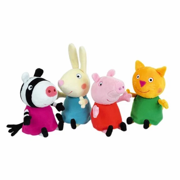 3298060242486 - Plüschtier-Set Peppa Pig et ses amis