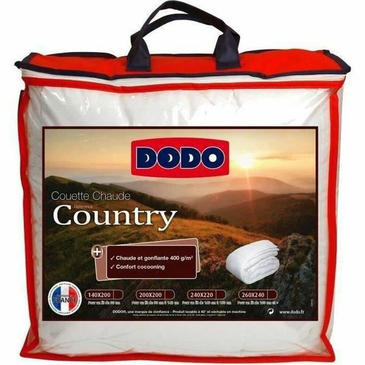 3307412631912 - Bettdecke Country 400 g m² 140 x 200 cm