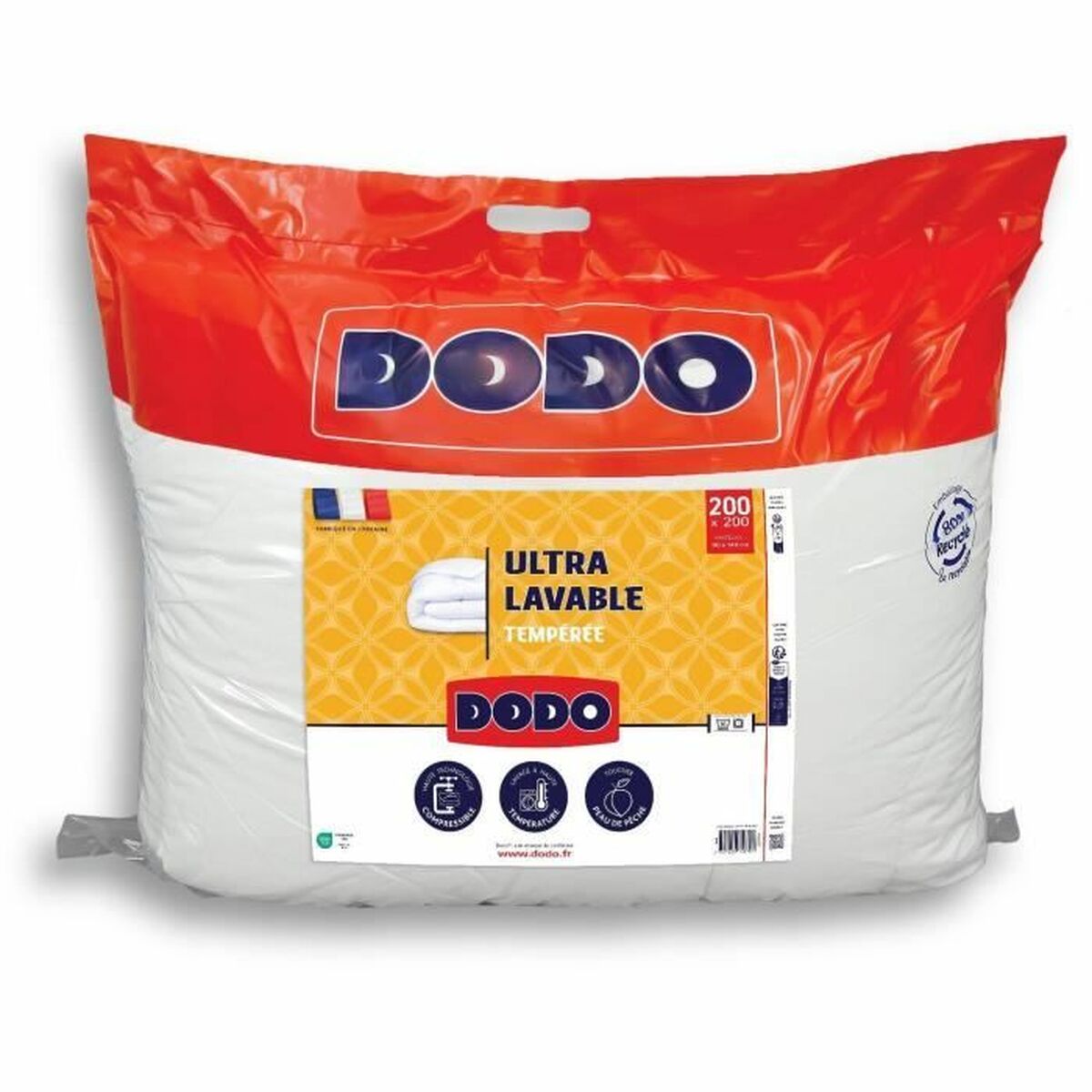 3307419758797 - Bettdecke ULTRA LAVABLE Weiß 200 x 200 cm