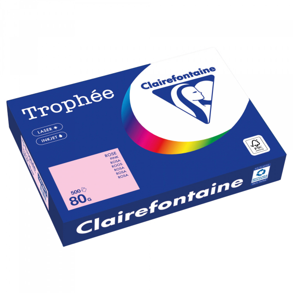 3329680000849 - Kopierpapier Trophée Color 1973PC A4 80g rosa  3329680000849 500 Blatt