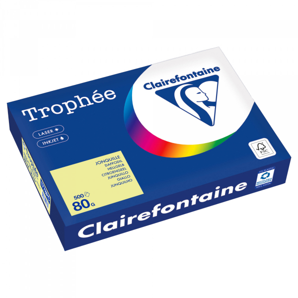 3329680001372 - Kopierpapier Trophée Color 1778PC A4 80g hellgelb  3329680001372 500 Blatt