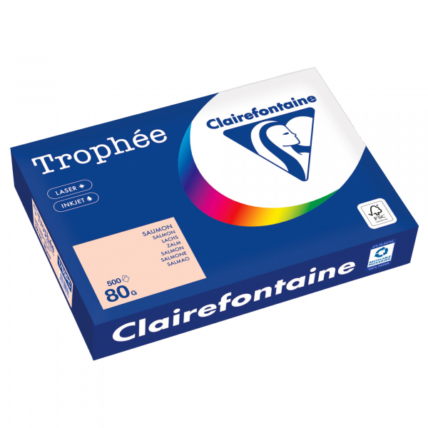 3329680001396 - Kopierpapier Trophée Color 1769PC A4 80g lachs  3329680001396 500 Blatt