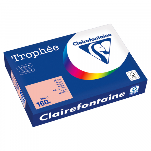 3329680002324 - Kopierpapier Trophée Color 1049PC A4 160g pfirsich  3329680002324 250 Blatt