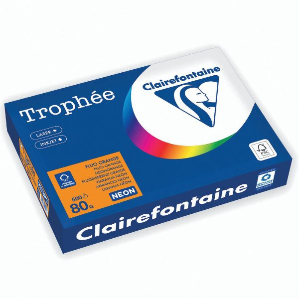 3329680002577 - Kopierpapier Trophée Color 2978PC orange A4 80g  3329680002577 500 Stück