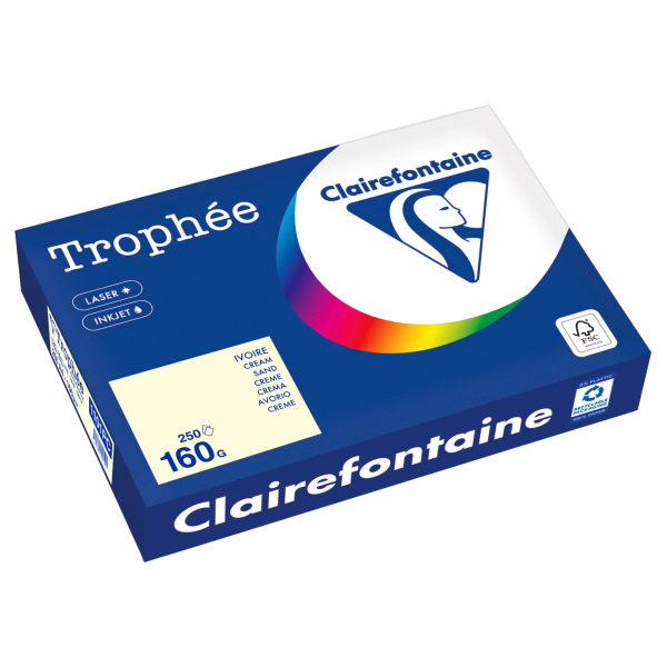 3329680002591 - Kopierpapier Trophée Color 1101PC A4 160g sand  3329680002591 250 Blatt