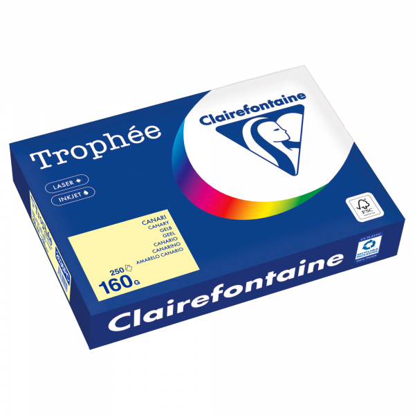 3329680002690 - Kopierpapier Trophée Color 2636PC A4 160g gelb  3329680002690 250 Blatt