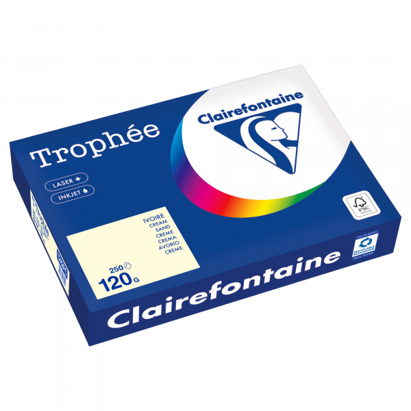 3329680003055 - Kopierpapier Trophée Color 1242PC A4 120g sand  3329680003055 250 Blatt