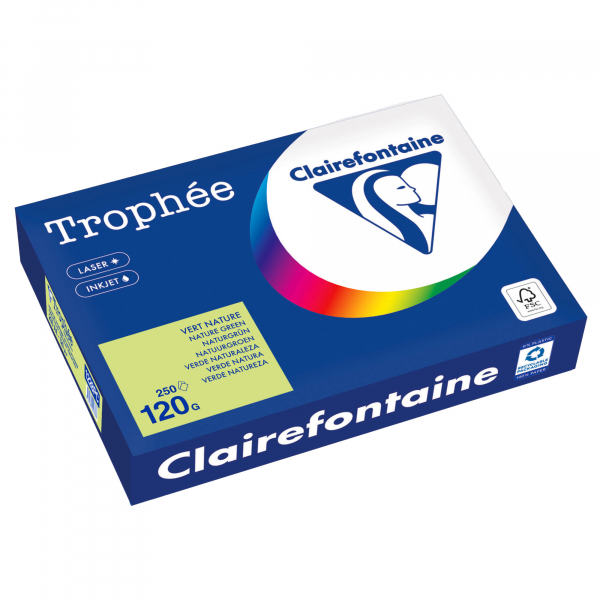 3329680003383 - Kopierpapier Trophée Color 1228PC A4 120g naturgrün  3329680003383 250 Blatt