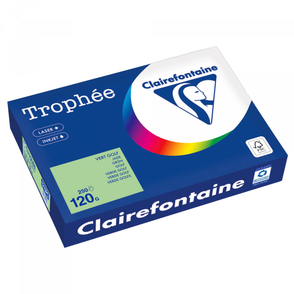 3329680003406 - Kopierpapier Trophée Color 1215PC A4 120g grün  3329680003406 250 Blatt