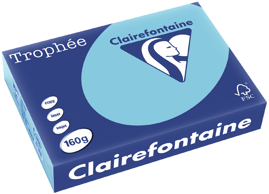 3329680104202 - Kopierpapier Trophee A4 160g qm VE=250 Blatt clementine