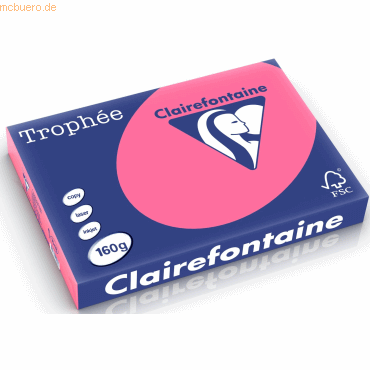 3329680104806 - 4 x Kopierpapier Trophee A3 160g qm VE=250 Blatt eosin