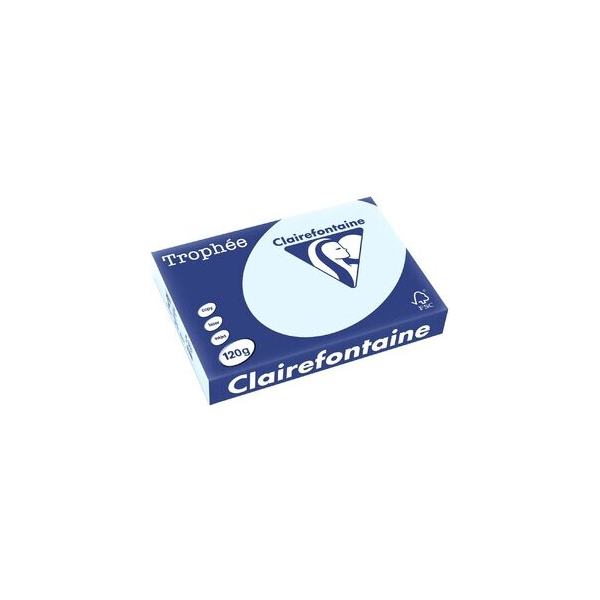 3329680121407 - Kopierpapier Trophee 1214C hellblau pastell A4 120g  3329680121407 250 Blatt