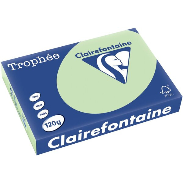 3329680121506 - Kopierpapier Trophee 1215C grün pastell A4 120g  3329680121506 250 Blatt