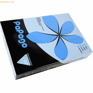 3329680212198 - Multifunktionspapier Papago A4 210x297mm 80g qm kobaltb