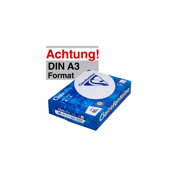 3329680289503 - Kopierpapier Clairalfa 2895C A3 90g hochweiß   3329680289503 500 Blatt