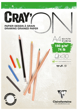 3329689750219 - Zeichenpapierblock CRAYON DIN A3