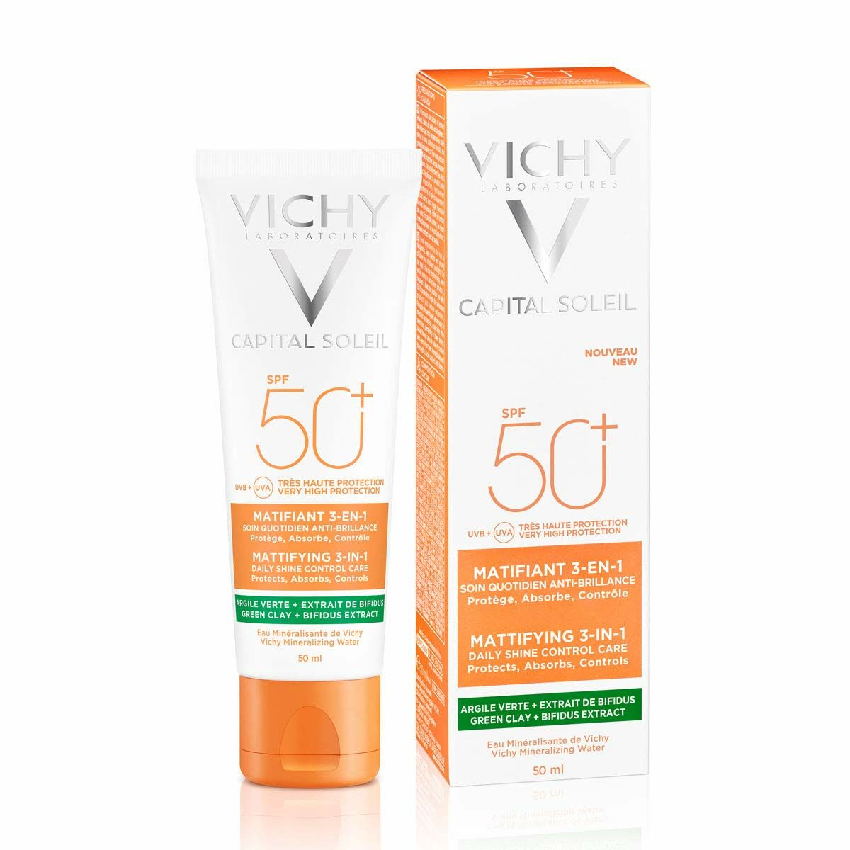 3337875695176 - VICHY Körperpflege Sonnenpflege Mattifying 3-in-1 Suncreme SPF 50+ 50 ml