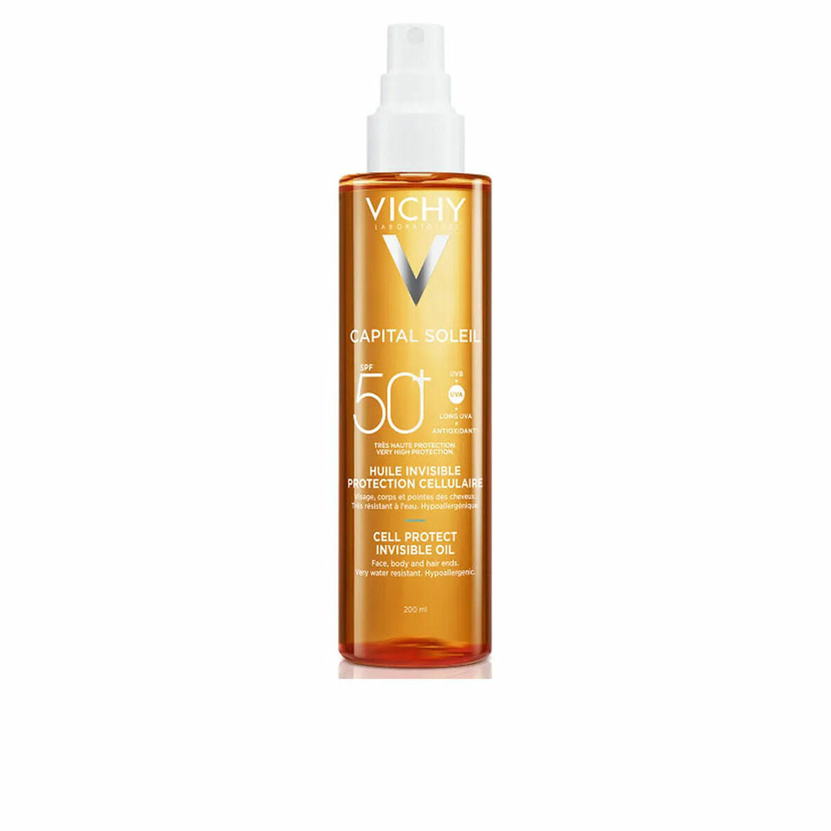 3337875892308 - Sonnenschutzöl Capital Soleil Spf 50 200 ml Unsichtbar