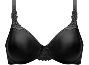 3340440282411 - CHANTELLE Hedona Bügel-BH gemoldet Stickerei Zierschleife für Damen schwarz 80F