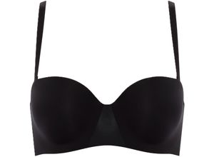 3340443329991 - CHANTELLE Bandeau-BH abnehmbare Träger Silikonabschlüsse für Damen schwarz 70C