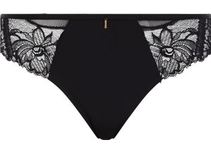 3340443612093 - CHANTELLE Orangerie Dream Taillenslip Spitze einfarbig für Damen schwarz 42