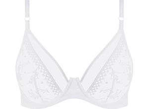 3340443831043 - Passionata® Suzy Bügel-BH transparent Stickerei für Damen weiß 70D