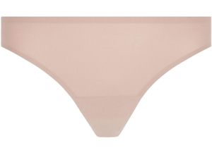 3340443832972 - CHANTELLE Damen Tanga - Spitze String SoftStretch nahtlos unsichtbar Einheitsgröße 36-44 beige One Size