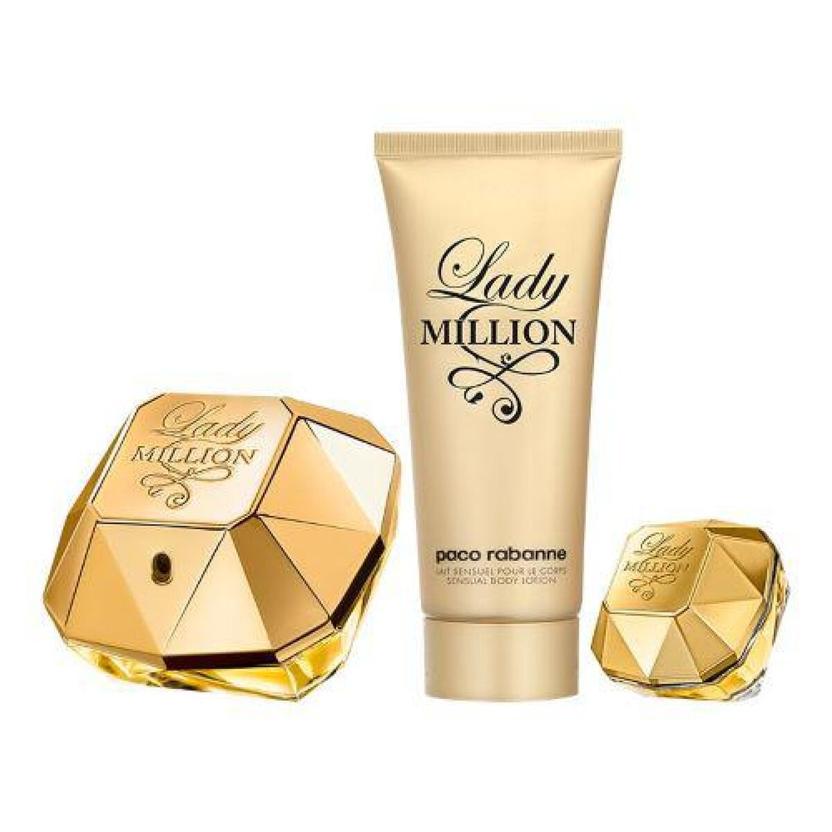 3349668635320 - Set mit Damenparfüm Lady Million EDP 3 Stücke 3349668635320 - Set mit Damenparfüm Lady Million EDP 3 Stücke
