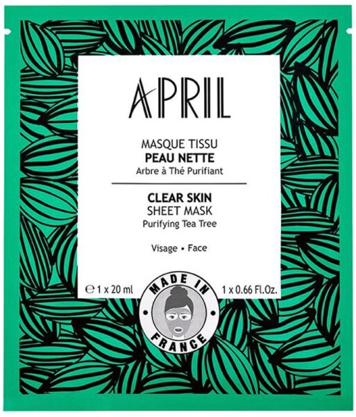 3355991406360 - Masque Tissu Peau Nette   Clear Skin Sheet Mask Sachet x1