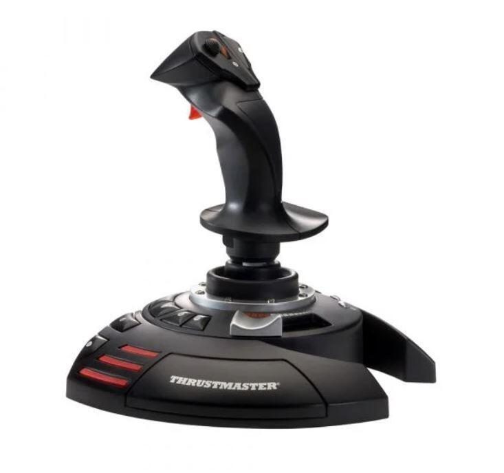 3362934108199 - Hercules TFlight Stick X Joystick USB PC PlayStation 3 Schwarz Rot Silber (4160526)