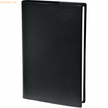3371010127832 - Buchkalender 048066Q Trinote schwarz 1 Woche   2 Seiten 18x24cm (A5) 2025 3371010127832 Quo Vadis