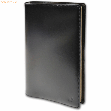 3371010436156 - Buchkalender Minister Prestige 16x24cm Luna Leder schwarz 20