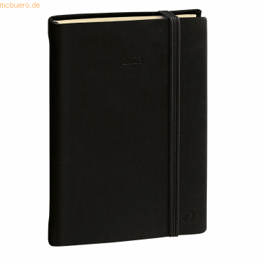 3371010466641 - Buchkalender 28737722MQ Pre Prestige Silk schwarz 1 Woche   2 Seiten 21x27cm (A4) 2025 3371010466641 Quo Vadis