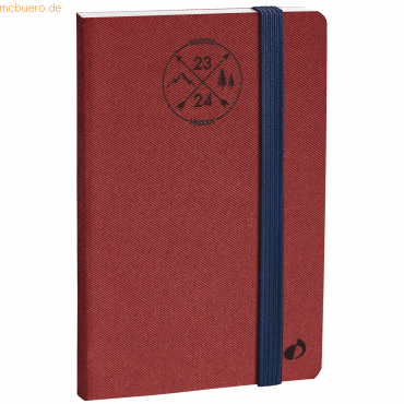 3371010476602 - Buchkalender Planning 21 15x21cm 16 Monate Everest Bordeaux