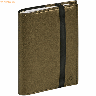 3371010498345 - Terminkalender Time & Life Pocket 10x15cm Metallic-Khaki 202