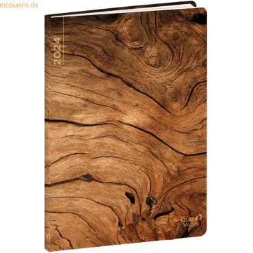 3371010499731 - Buchkalender Minister Recycling ML 16x24cm Relax Holz 2024