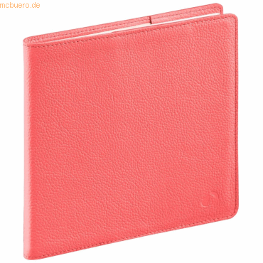 3371010520275 - Buchkalender Executif 16x16cm Leder Tania koralle 2026 3371010520275 - Buchkalender Executif 16x16cm Leder Tania koralle 2026