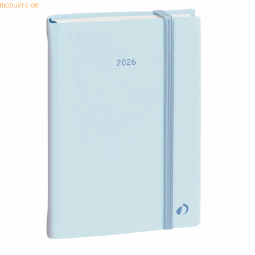 3371010532636 - Buchkalender Daily 21 13x21cm Color Pastell blau 2026