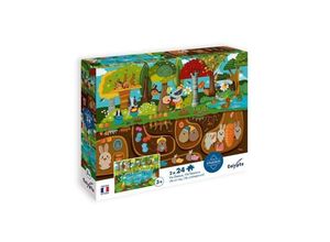 3373910077040 - Calypto Waldtiere 2x24 Teile Puzzle