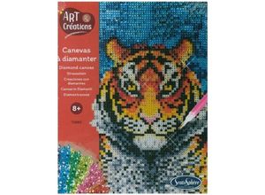 3373910202701 - Sentosphere - Strasssteinbild Tiger