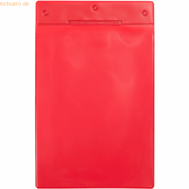 3377991612039 - Kennzeichnungshülle A5 rot PVC VE=10 Stück