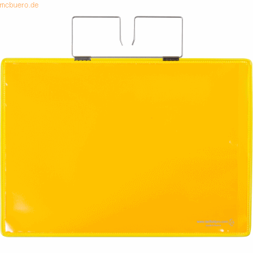 3377991650444 - Kennzeichnungshülle A4 quer gelb PVC mit Haltedraht VE=10 3377991650444 - Kennzeichnungshülle A4 quer gelb PVC mit Haltedraht VE=10