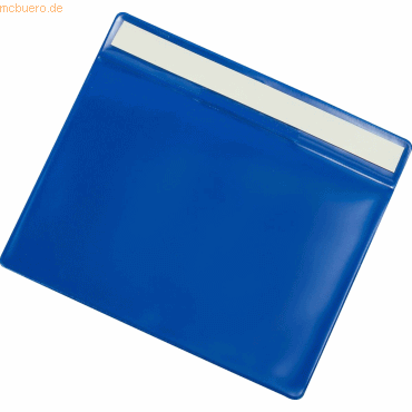 3377991680410 - Kennzeichnungshülle A4 quer PVC selbstklebend blau VE=10 Stüc